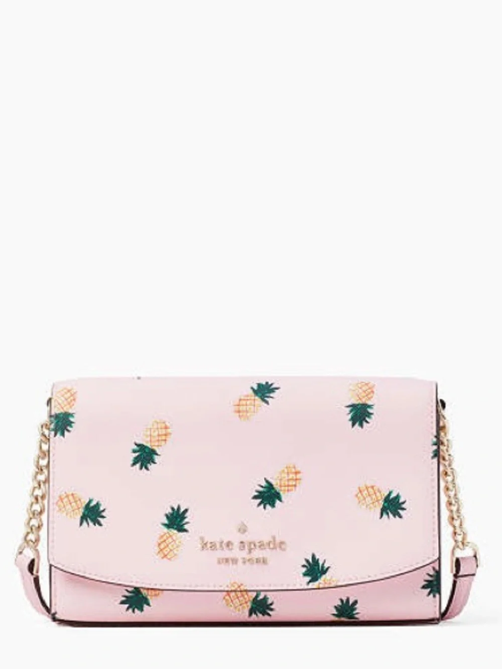 Kate Spade Staci Pineapple Small Flap Crossbody NWT